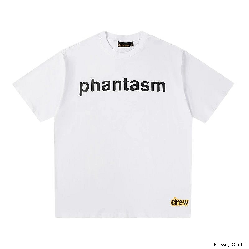 DREW Letter Print Street Style White T-shirt