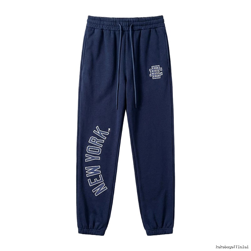 Eric Emanuel New York Style Navy Blue Sweatpants