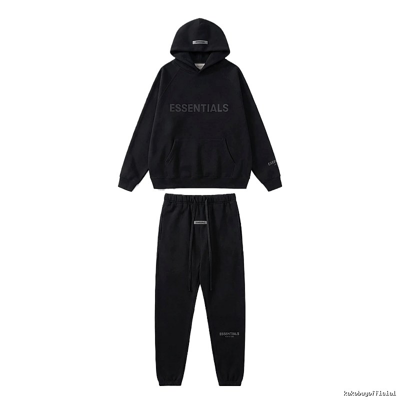 ESSENTIALS casual style black suit