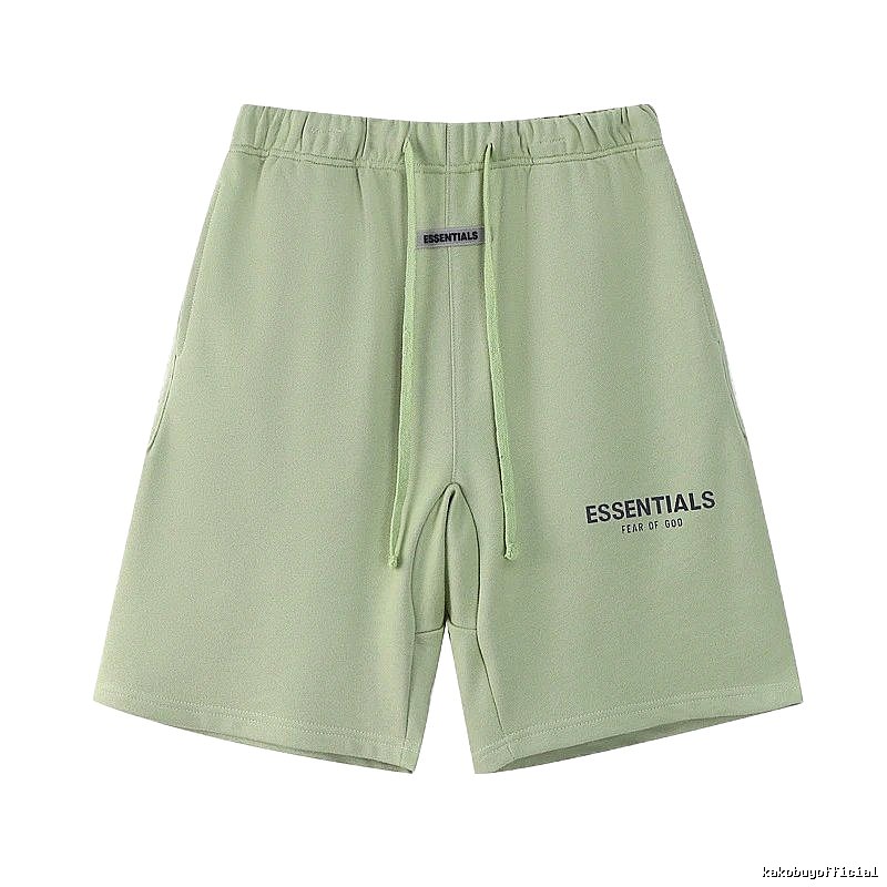 ESSENTIALS casual style light green shorts