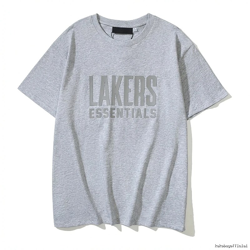ESSENTIALS minimalist style grey T-shirt
