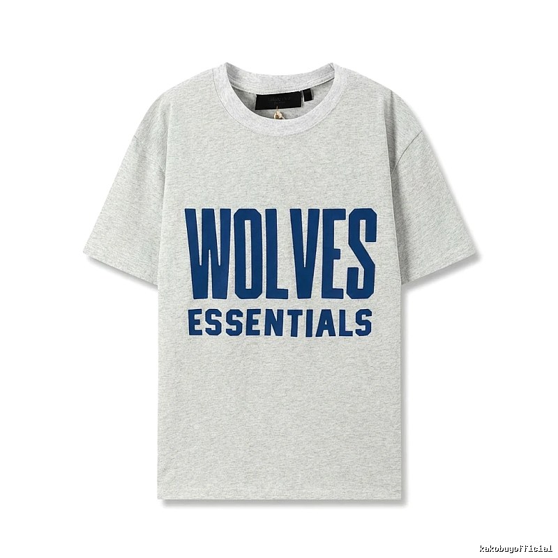 ESSENTIALS Simple Grey Short Sleeve
