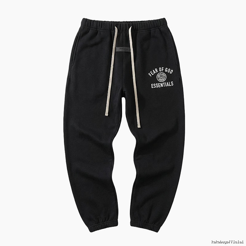 ESSENTIALS simple style black sweatpants