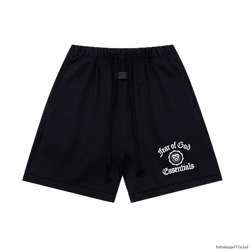 ESSENTIALS trendy brand black shorts