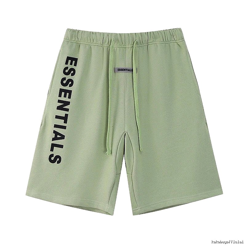 Essentials trendy brand light green shorts