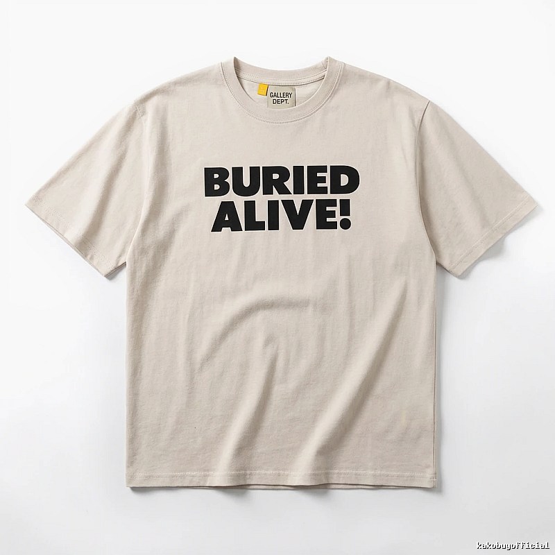 Gallery Dept. Alphabet Style Beige T-shirt