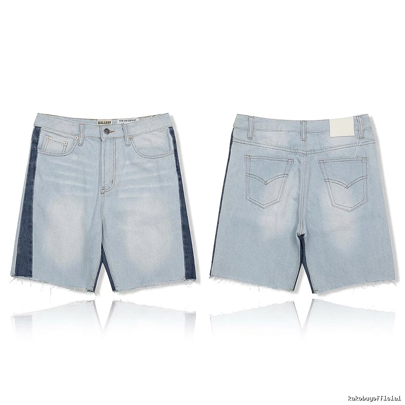 Gallery Dept denim-style light blue shorts