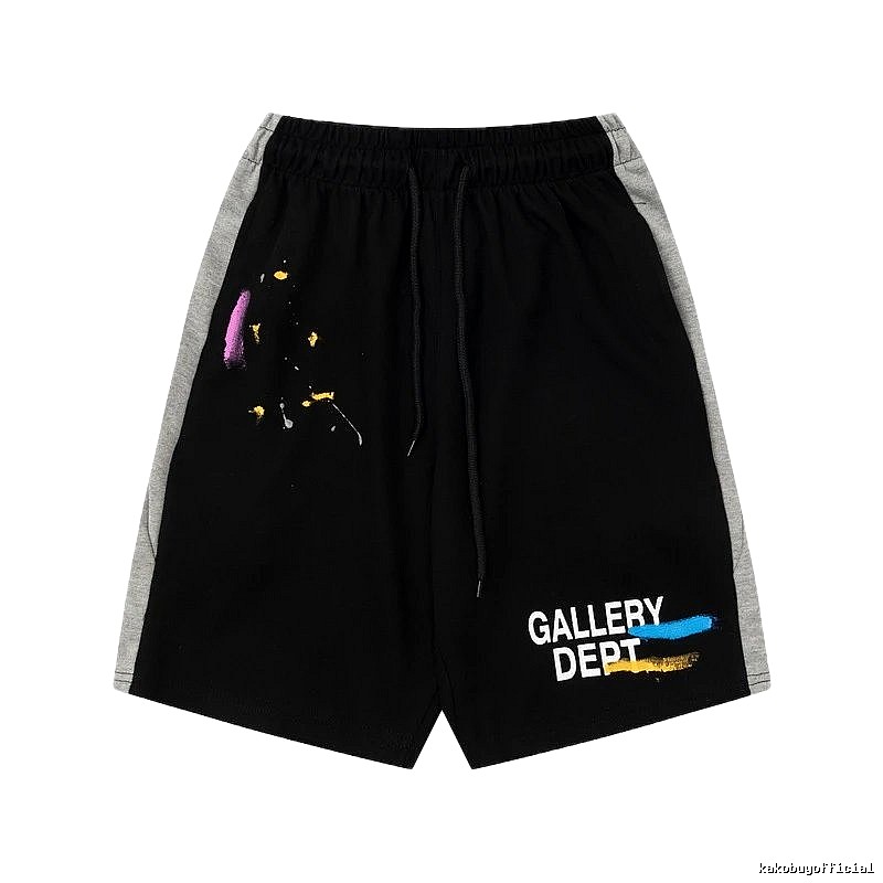 Gallery Dept Graffiti Style Black Shorts