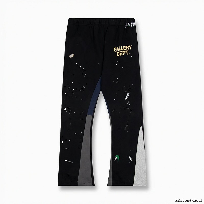 Gallery Dept Graffiti Style Black Trousers
