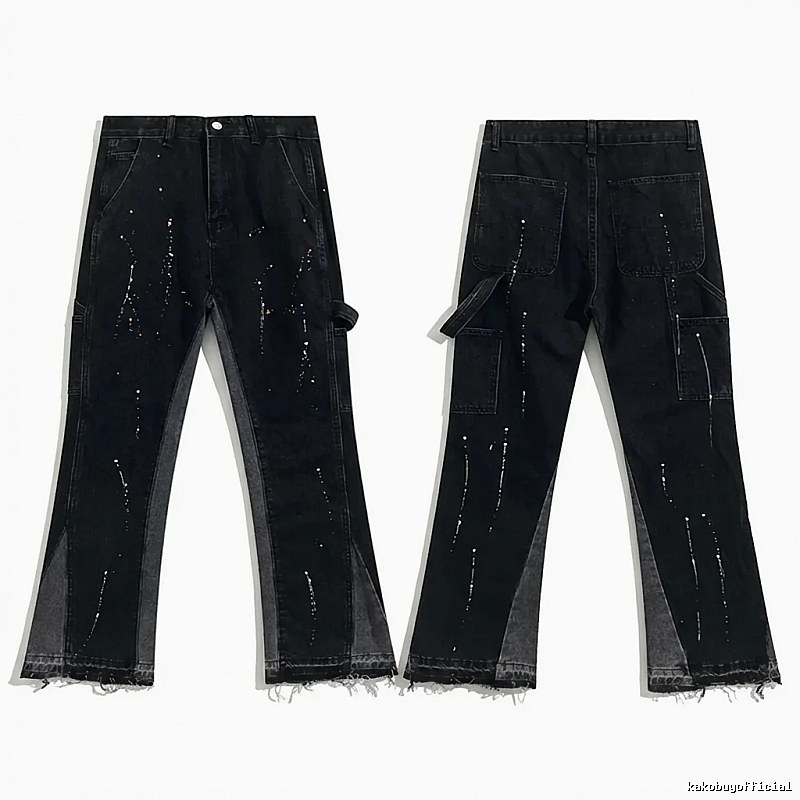 Gallery Dept Workwear Style Black Jeans
