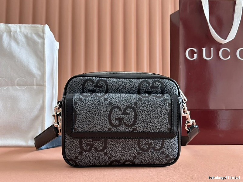 Gucci Camera crossbody bag Brown Black GG