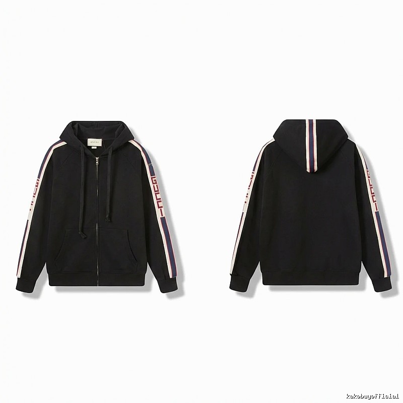 Gucci striped fashionable black sweatshirt