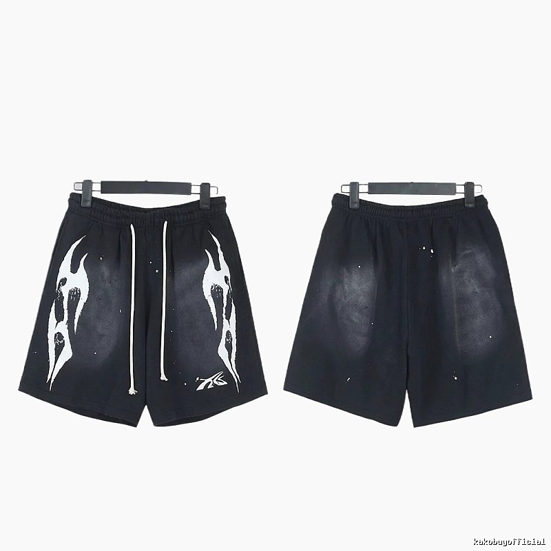 Hellstar dark style black shorts