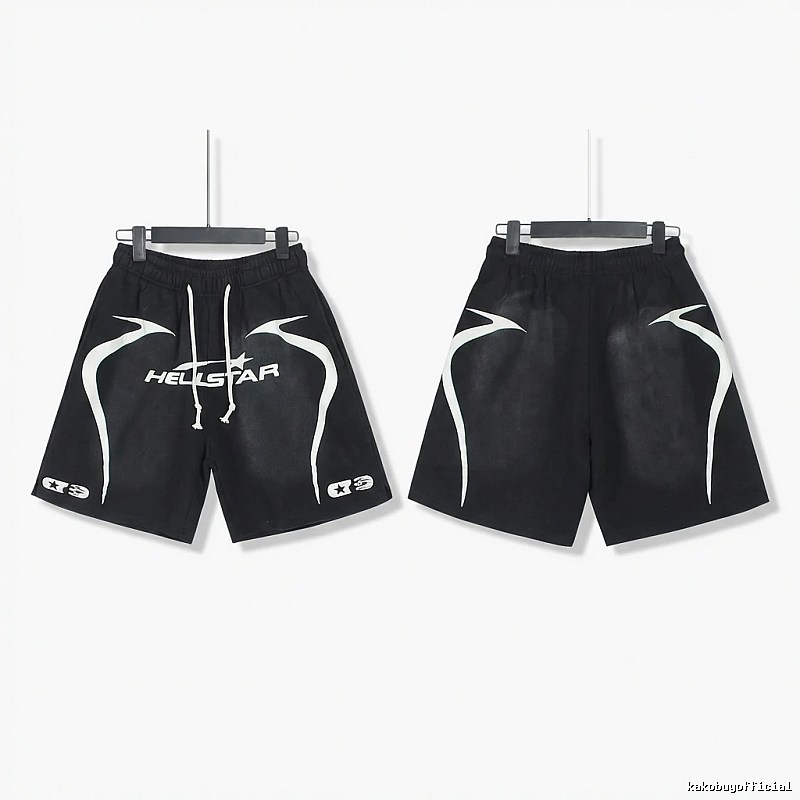 Hellstar dark style black shorts