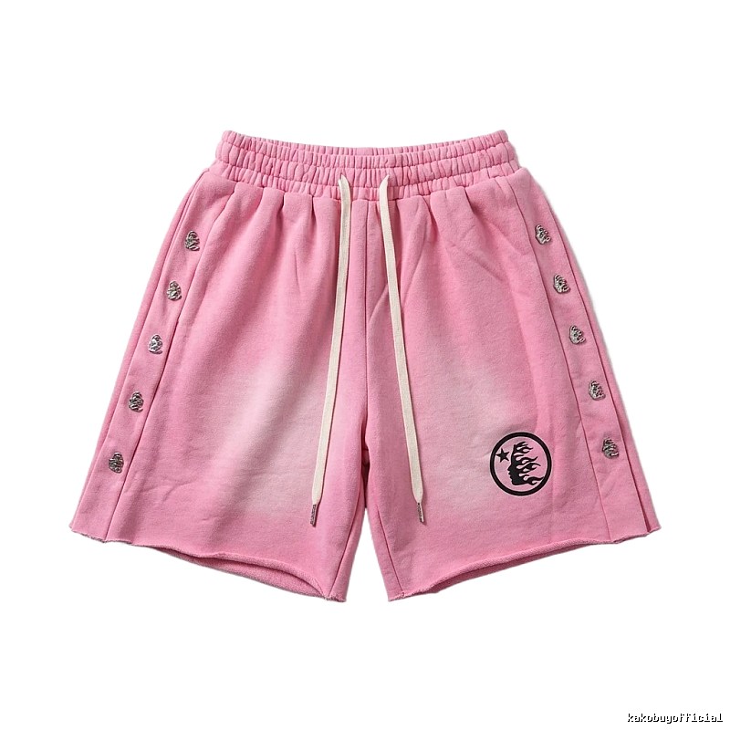 Hellstar dark style pink shorts