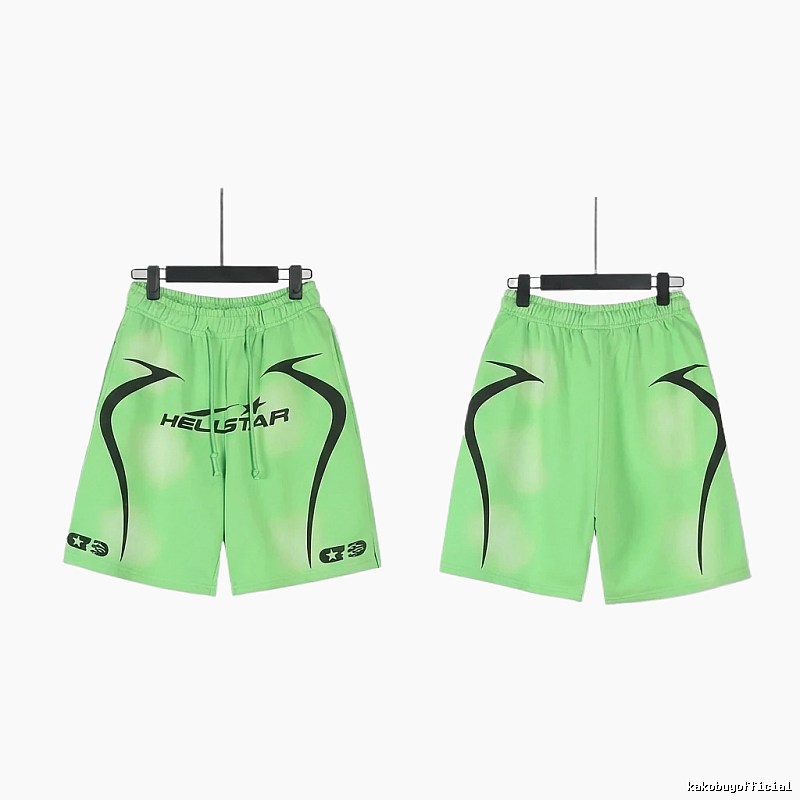 Hellstar Trendy Fluorescent Green Shorts