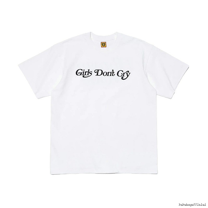 HUMAN MADE Co-branded Japanese Streetwear White Printed T-Shirt