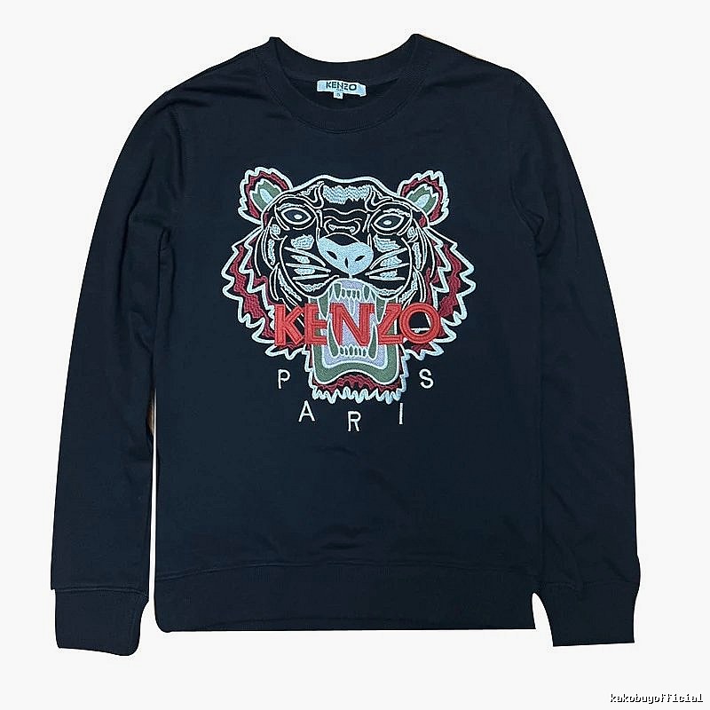 Kenzo Style Kc55 Tiger SweatShirt Casual Layering Graphic