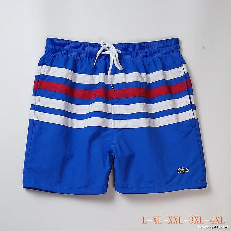 Lacoste Patterned Swim shorts Navy Drawstring Subtle with Signature Styling