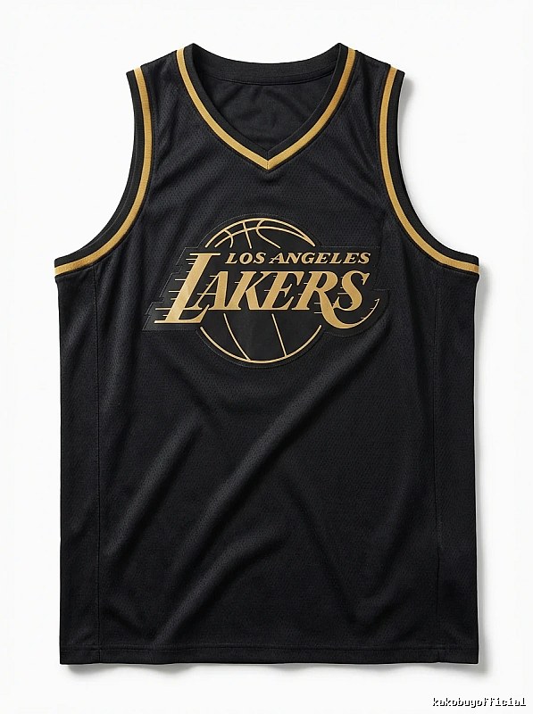 LBJ Lakers retro black jersey