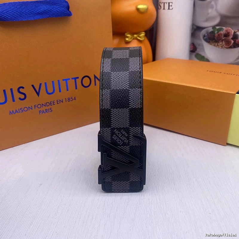Louis Vuitton Photo-Ready Hardware Detail Monogram Belt Commuter Look
