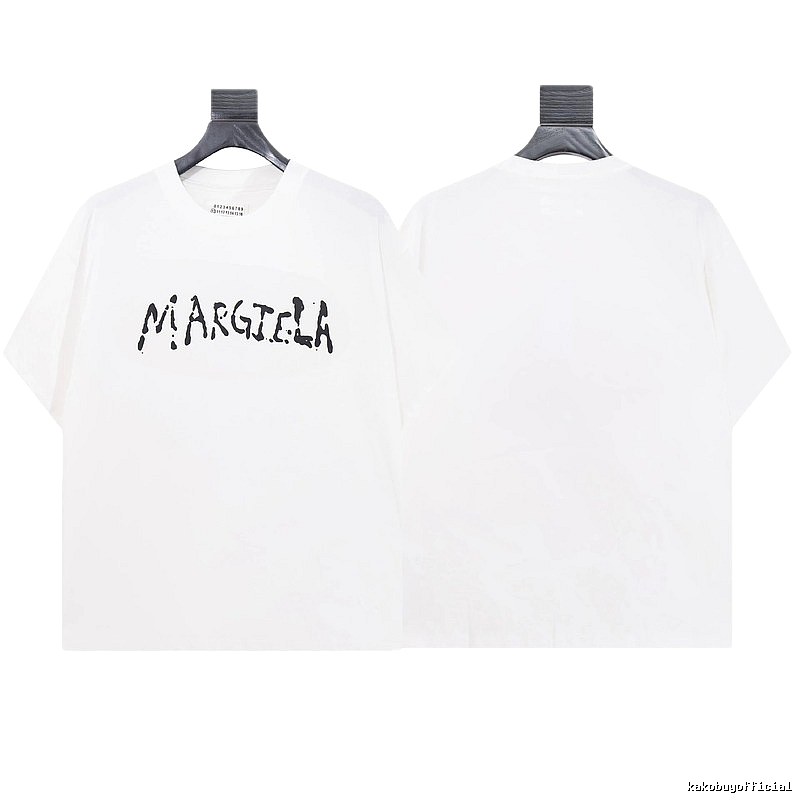 Maison Margiela Graffiti Street Style White T-shirt