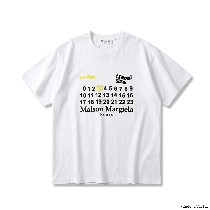 Maison Margiela white T-shirt with digital printing