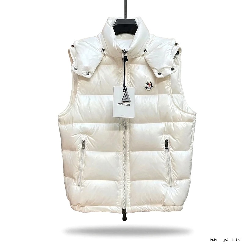 Moncler Fashionable White Down Vest
