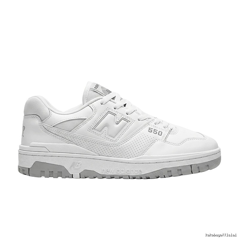 New Balance 550 minimalist style white shoes