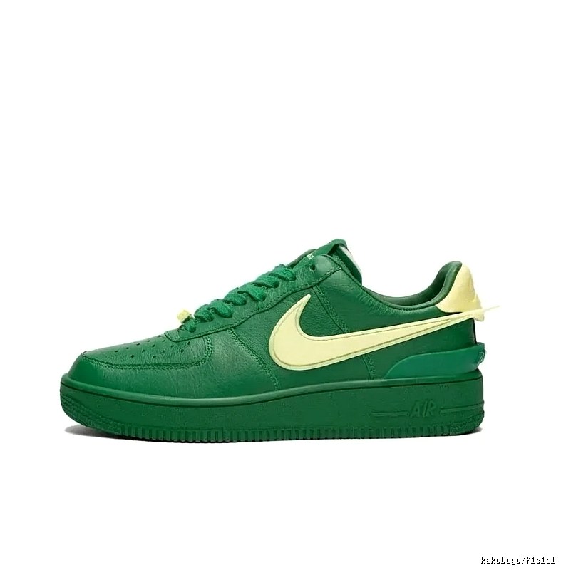 Nike Air Force 1 green sneakers