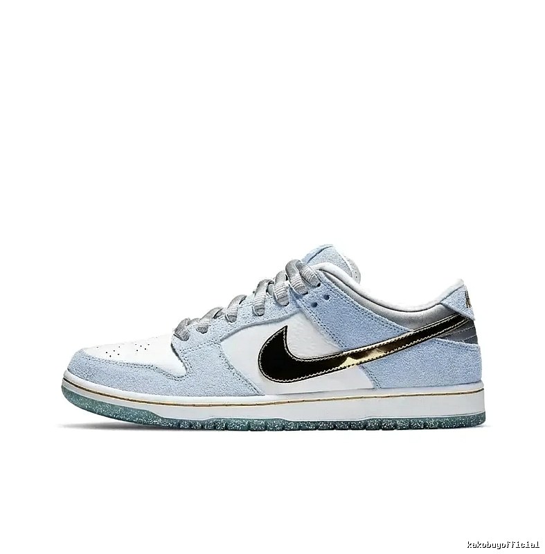 Nike Dunk Low Fresh Blue and White Shoes