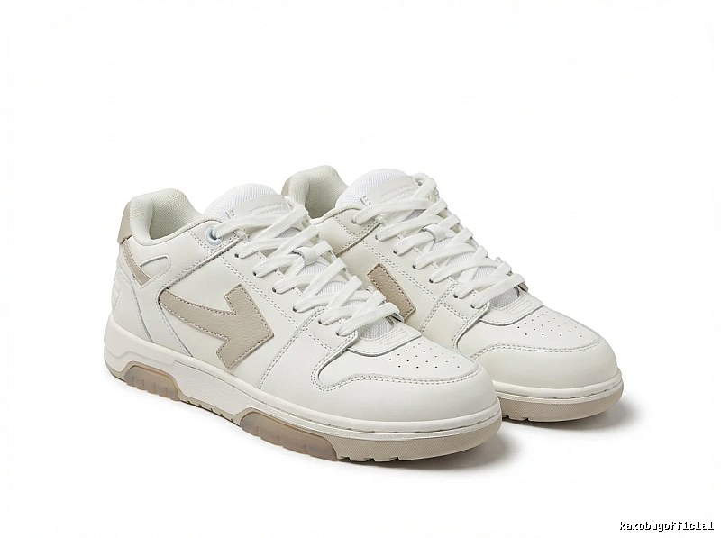 Off-White white casual sports shoes