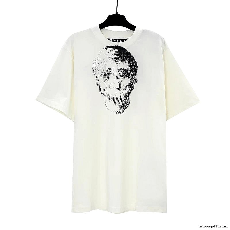 Palm Angels Relaxed Logo T-shirt White Palm Tree with Designer-Inspired Detail