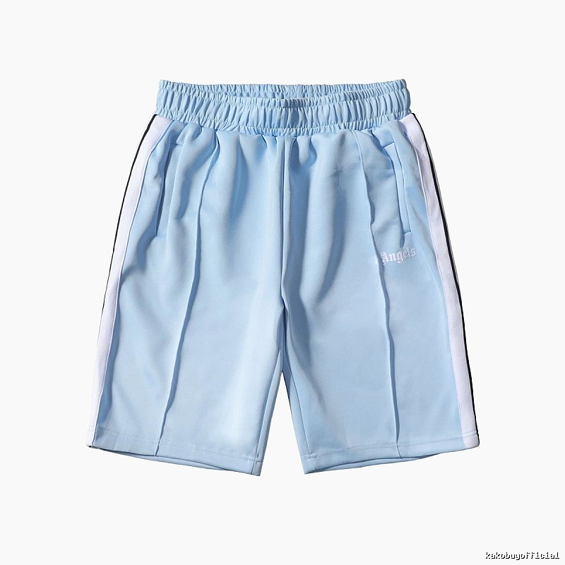 Palm Angels Travel Track shorts Black Side Stripe with Modern Look