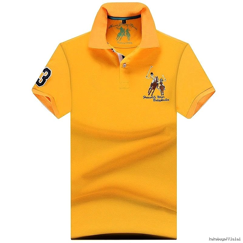 Ralph Lauren Classic Yellow polo shirt Bright Yellow Polo with Travel-Friendly Style