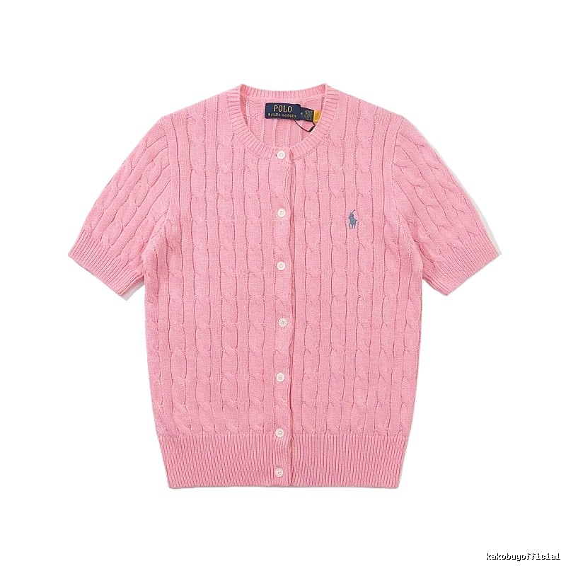 Ralph Lauren Polo pink knitted cardigan