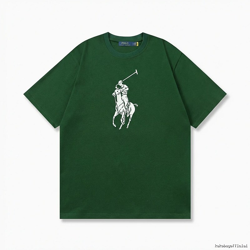 Ralph Lauren Polo vintage-style dark green T-shirt