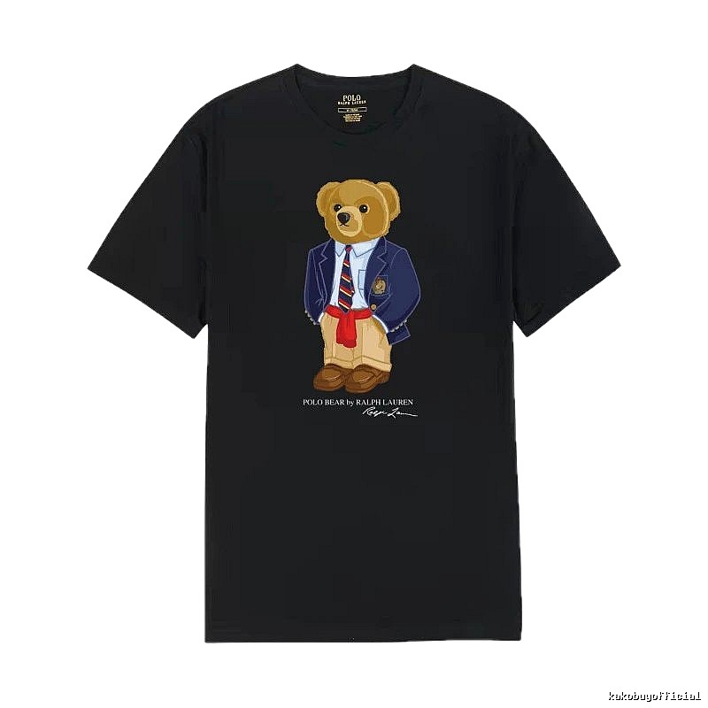 Ralph Lauren Teddy Bear Collection Black T-shirt