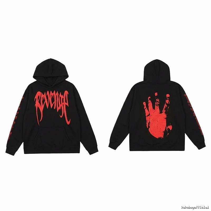 Revenge Dark Trendy and Cool Style Black Hoodie