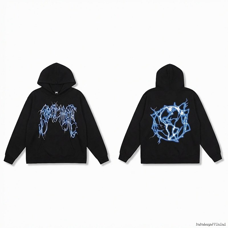 Revenge Lightning Wind Black Hoodie