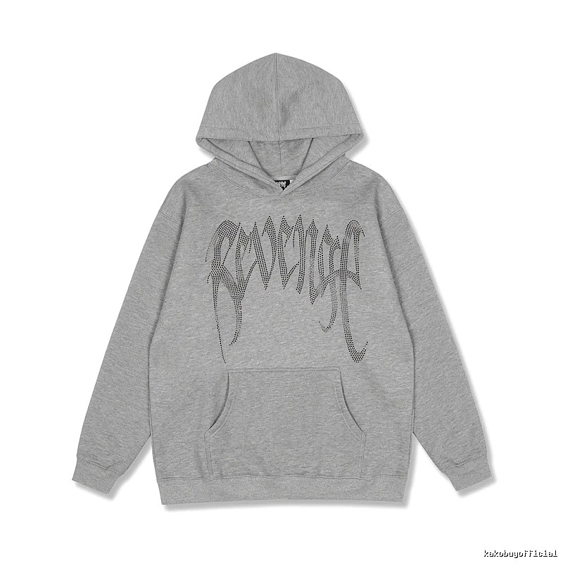 Revenge trendy and cool style grey hoodie