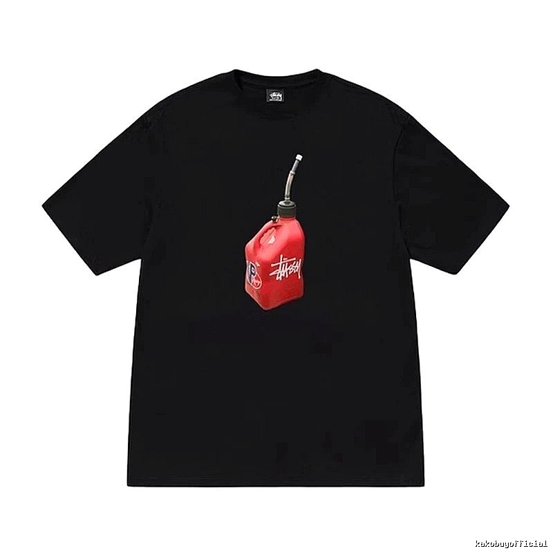 Stussy Monogram Graphic T-shirt Black White Stussy for Layered Styling