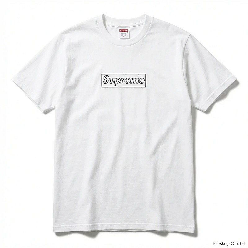 Supreme Basic Simple White T-shirt