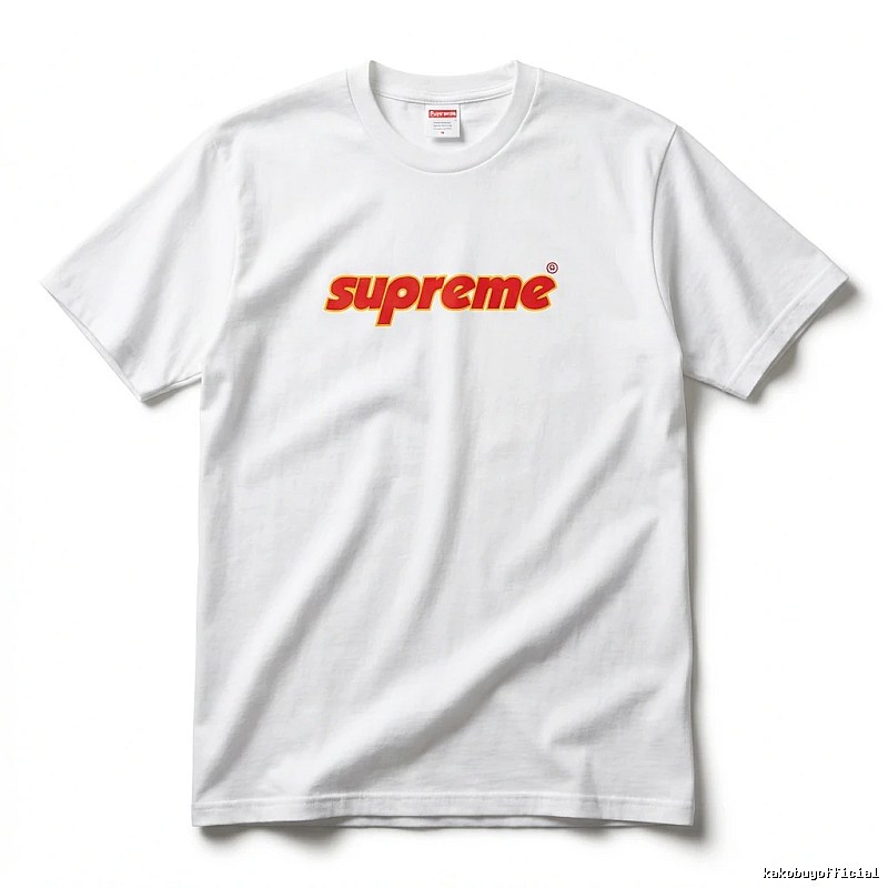 Supreme basic simple white T-shirt