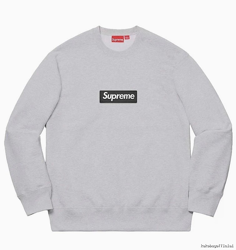 Supreme Classic Logo hoodie Gray Red Oversized with Travel-Friendly Style