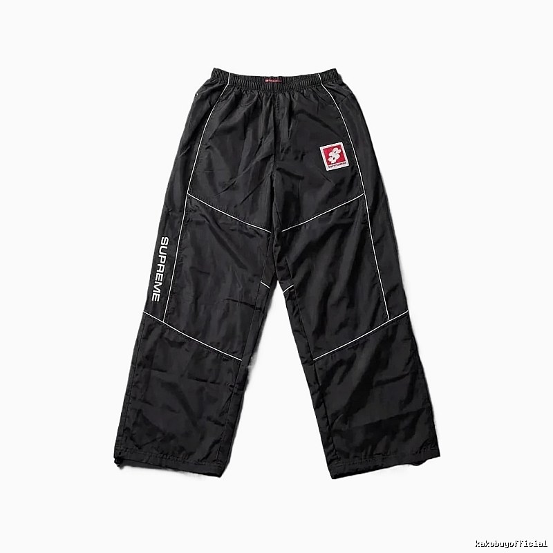 SUPREME sporty black long trousers