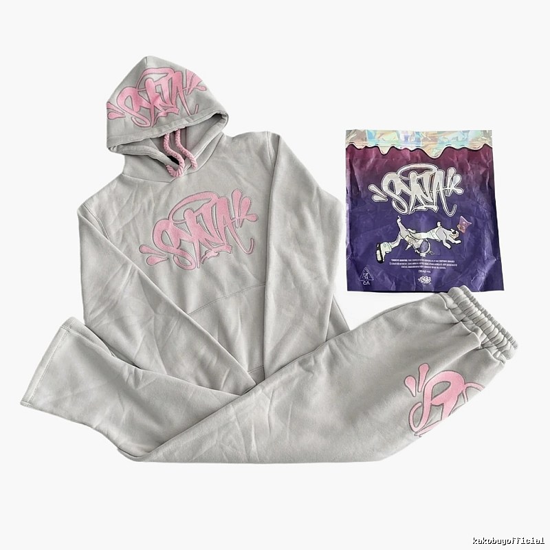 SynaWorld Trendy and Cool Style Light Grey Hoodie