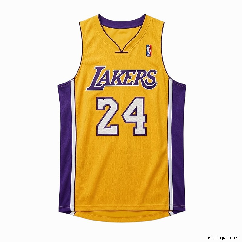 The No. 24 yellow jersey of the Los Angeles Lakers.