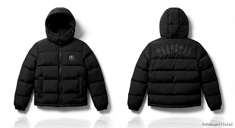 Trapstar Black Trendy and Cool Down Jacket