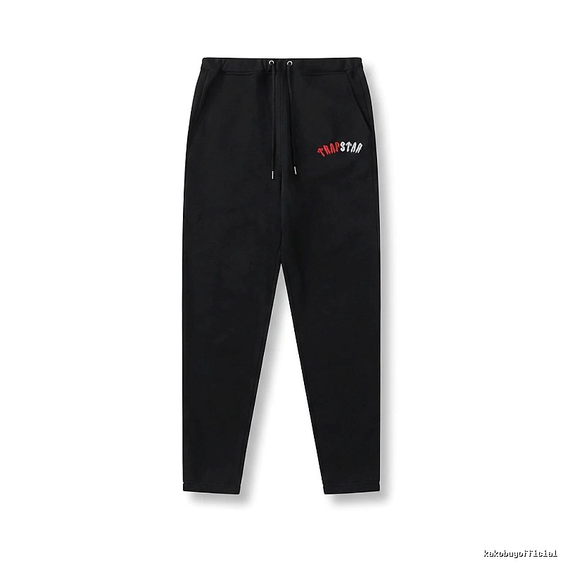 Trapstar minimalist style black sweatpants